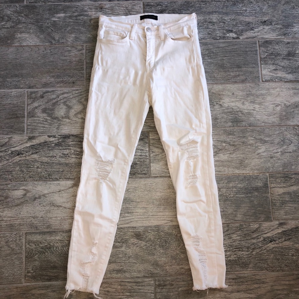 White boutique jeans